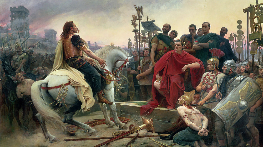 Julius Caesar defeating the Gauls