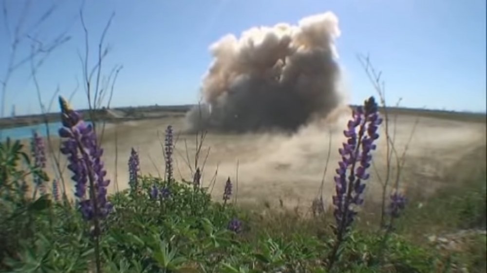 An explosion outside Esparto, California