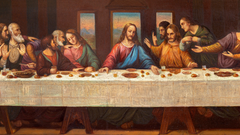 painting Da Vinci Last Supper