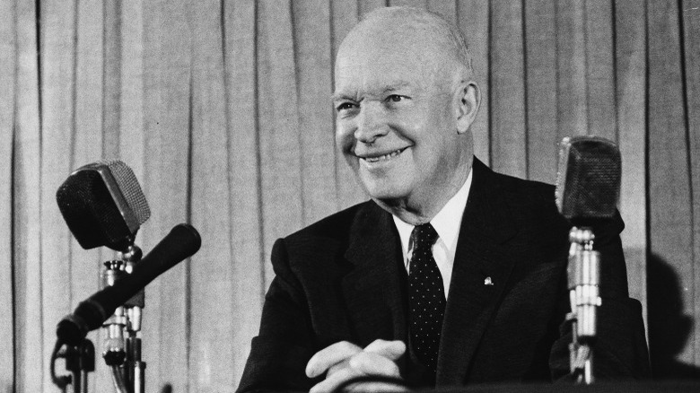Dwight Eisenhower smiling