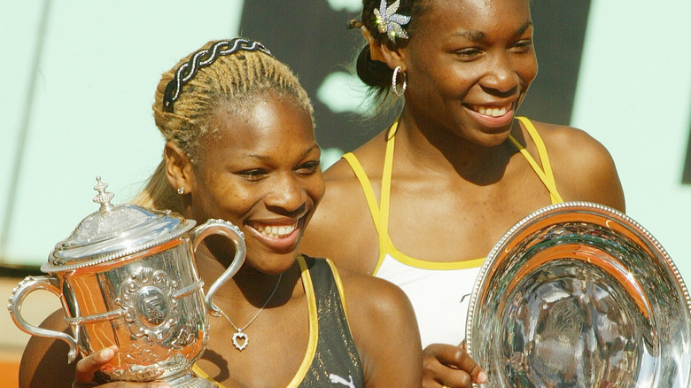 Serena and Venus at the 2002 French Open
