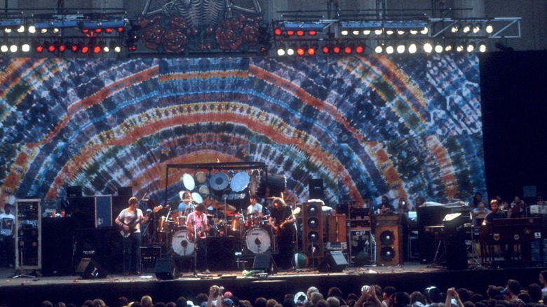 Grateful Dead performing onstage