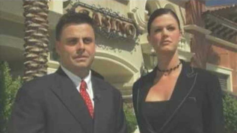 Michael Tata and Ninya Perna outside a casino