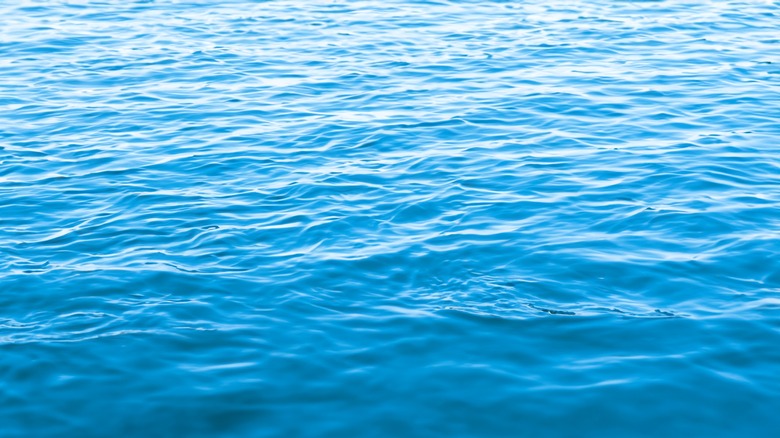 Blue ocean water