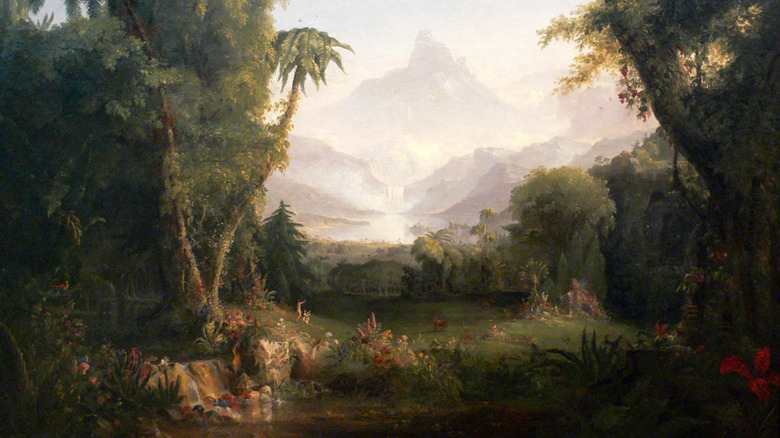 The Garden of Eden painting