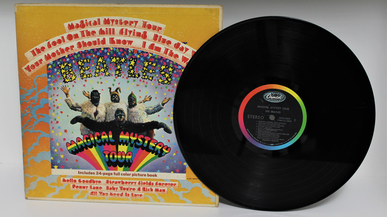 Vinyl copy of "Magical Mystery Tour" by The Beatles