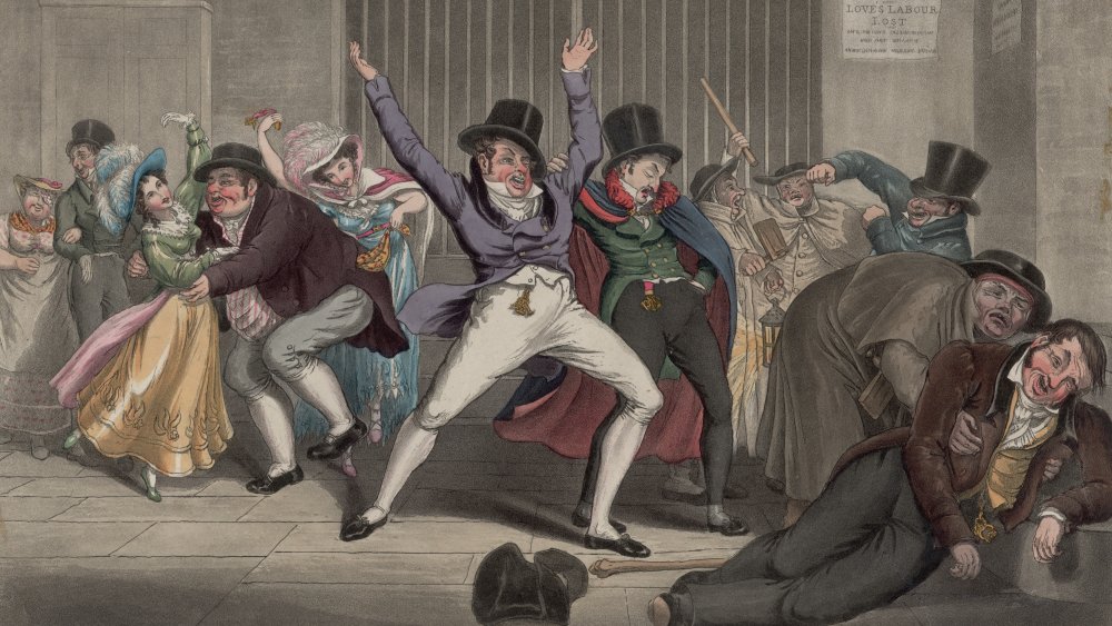 Drunks in the 1700s