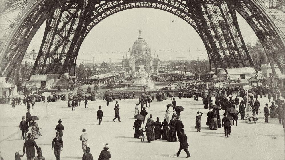 Beneath the Eiffel Tower, Paris, 1889.