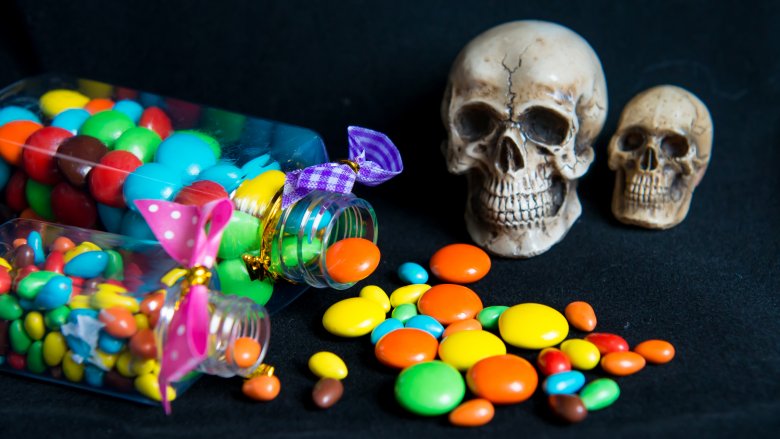 candy, skulls