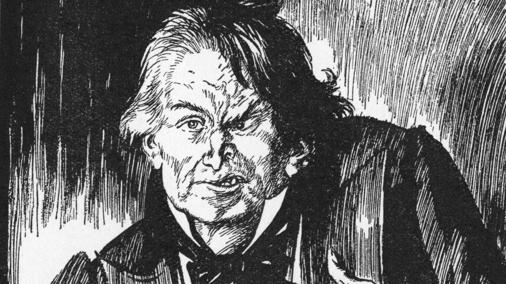 Illustration of Jekyll's transformation into the diabolical Mr. Hyde