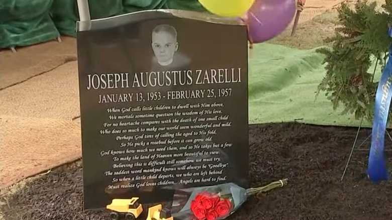 Joseph Augustus Zarelli gravestone
