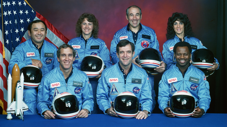 crew photo for the Challenger mission