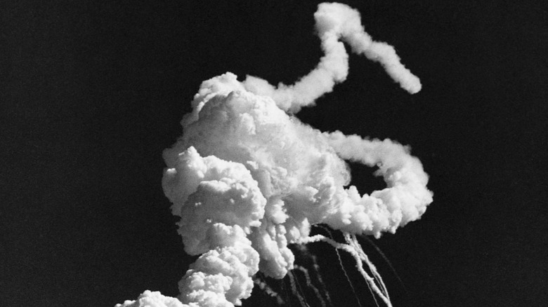cloud from Challenger disaster