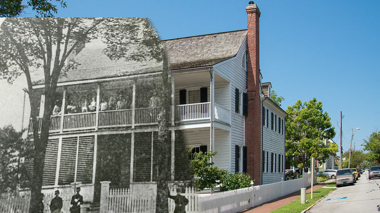 Jones house then and now