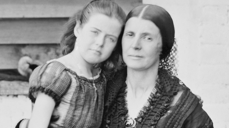 Rose Greenhow and daughter in prison