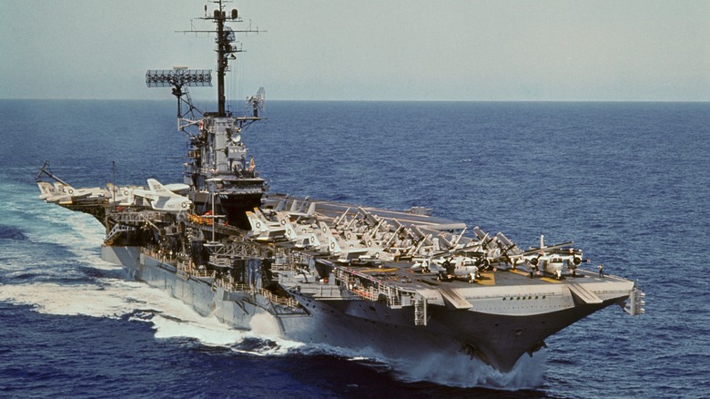 US Navy ship during Vietnam