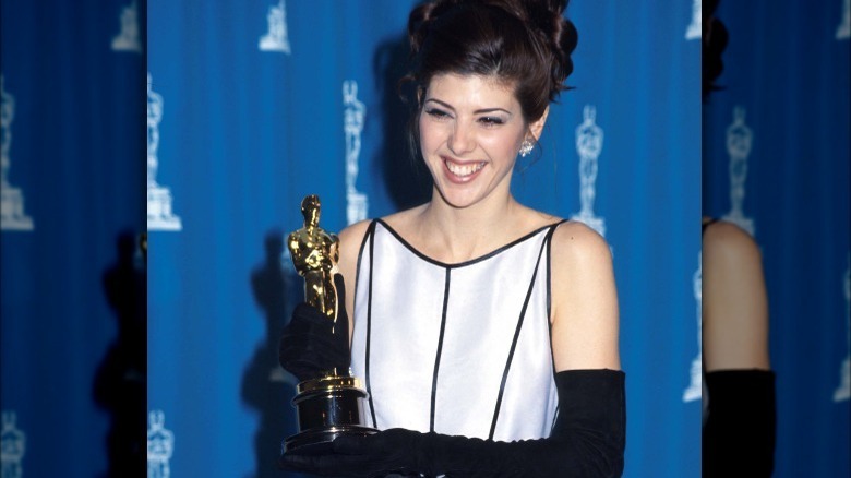 Tomei with her Oscar