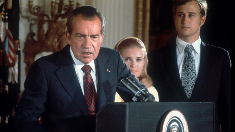 Nixon speaking