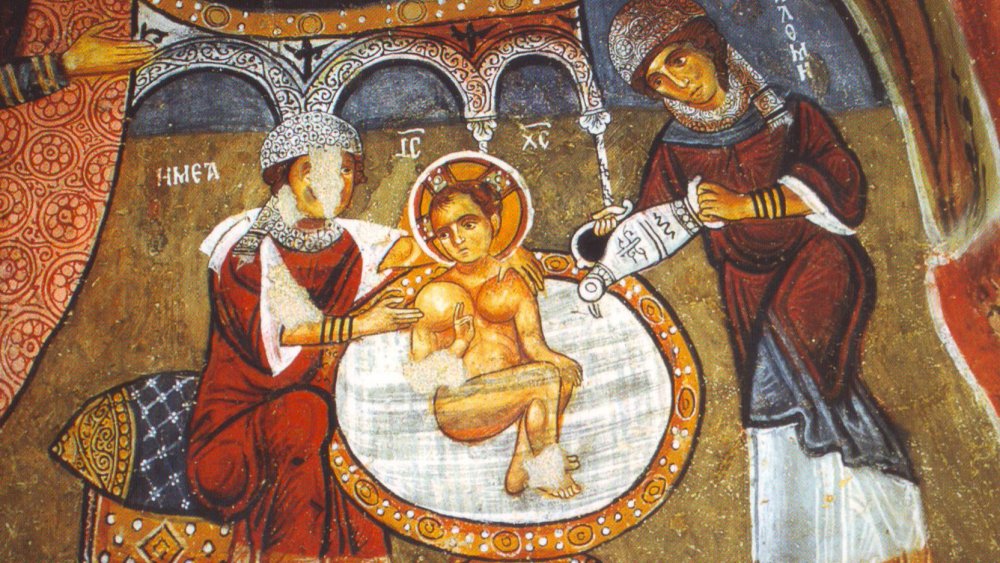 Salome and the infant Jesus