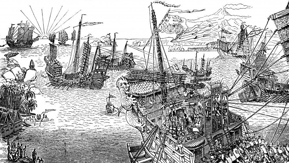 Marco Polo at sea