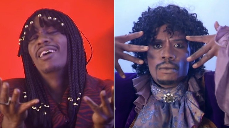 Dave Chappelle as Rick James and Prince
