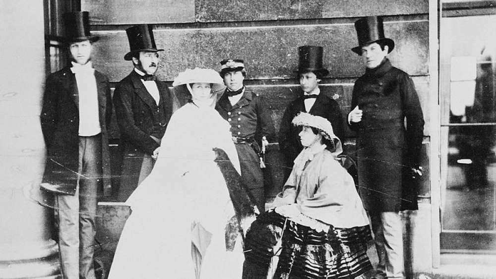 Prince Albert Queen Victoria silk hats