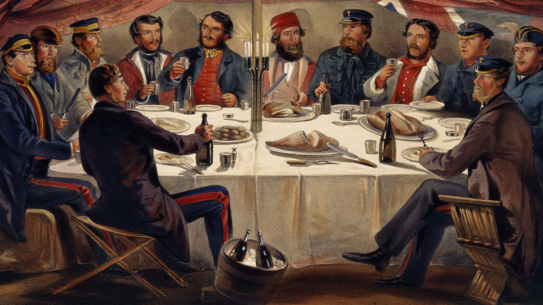 A Christmas Dinner on the Heights before Sevastopol, 1855