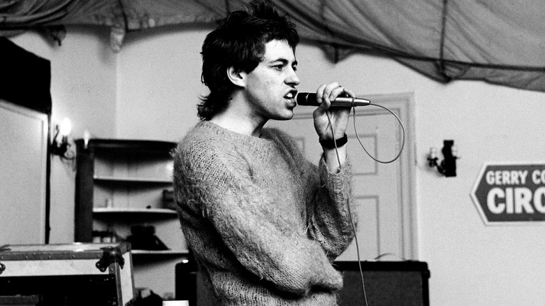 Bob Geldof singing