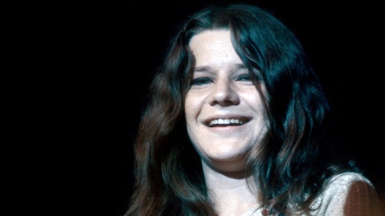 Close-up of Janis Joplin smiling