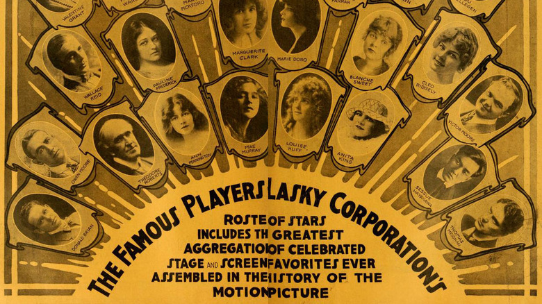 1916 Advertisement for the Famous Players-Lasky stars in The Moving Picture World