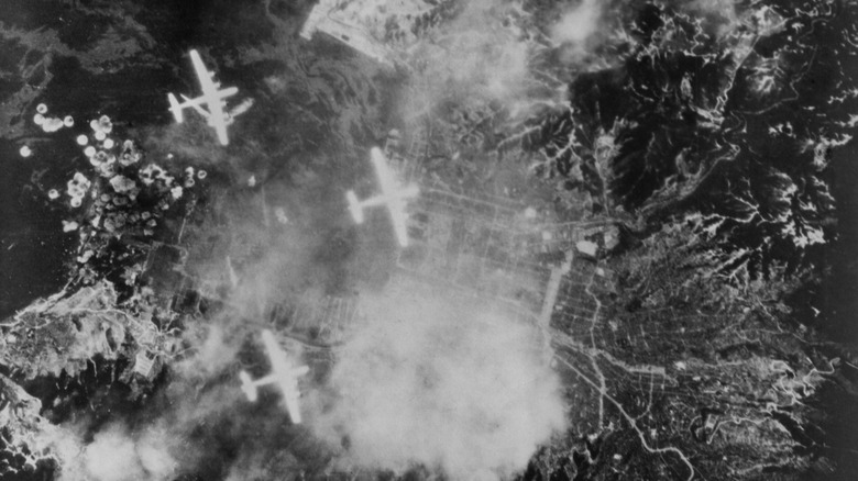 B-29 bombers over Japan