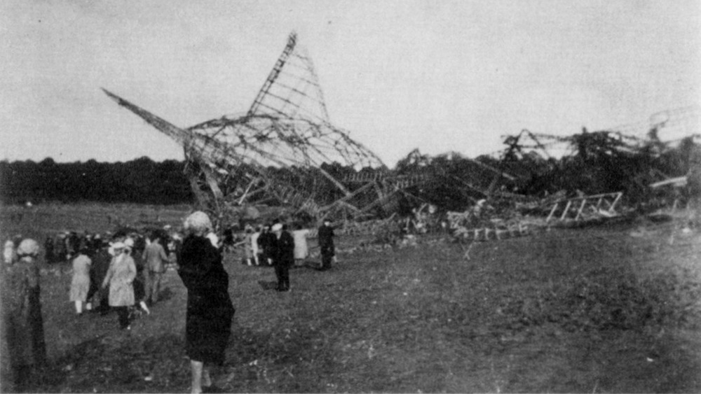 wreckage of the r101 airship