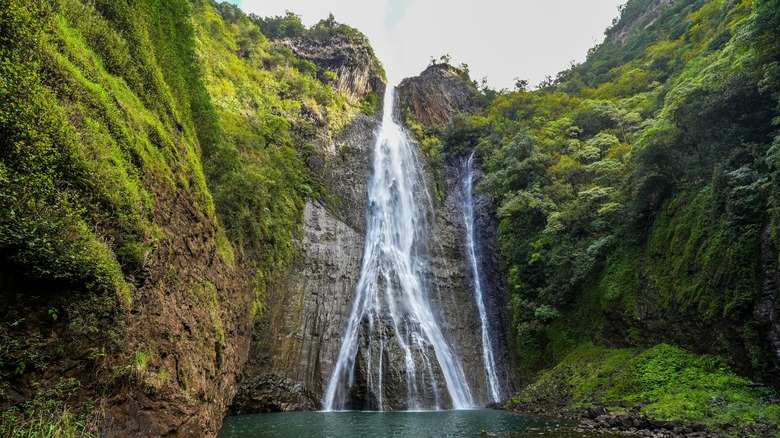 Waterfall in Hanapepe Hawaii
