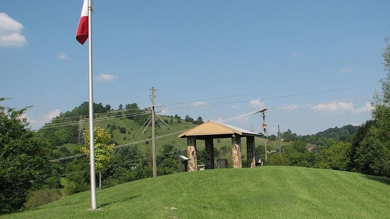 Saltville battle site flag raised