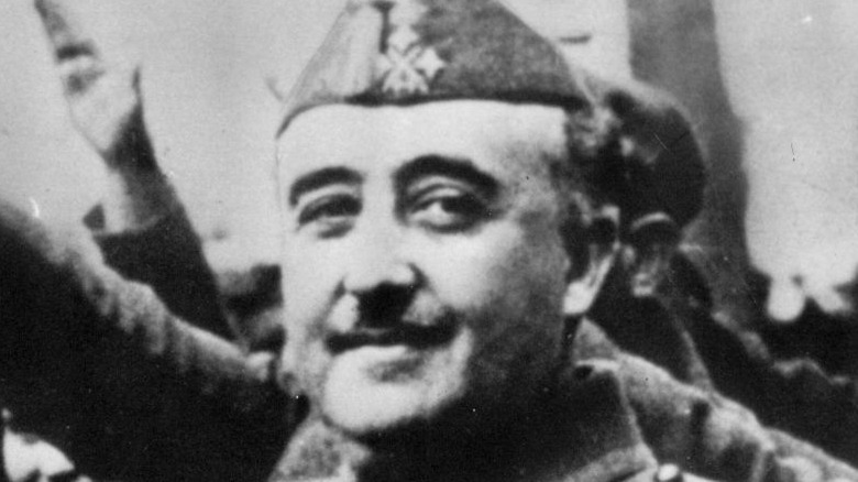 Spanish General Francisco Franco smiling