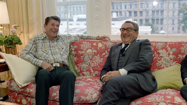Henry Kissinger and Ronald Reagan in 1981