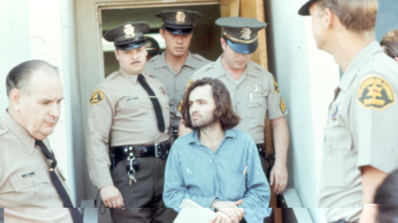 Manson in custody