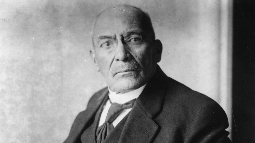 Former Mexican general and president, Victoriano Huerta (1854-1916), during his period of exile from Mexico.