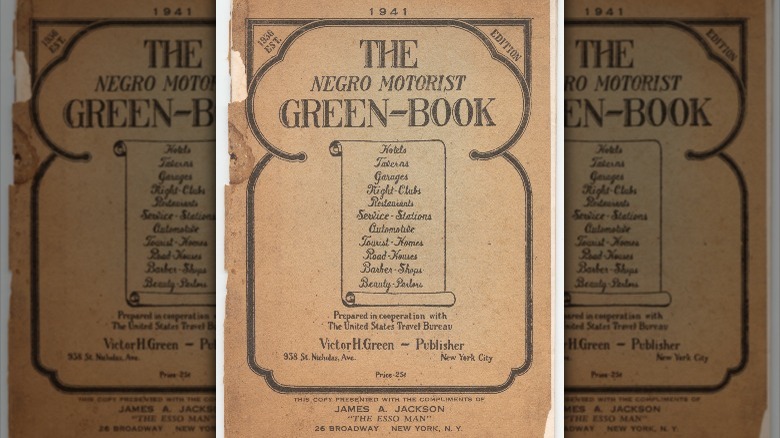 Front cover of 1941 edition of The Negro Motorist Green Book