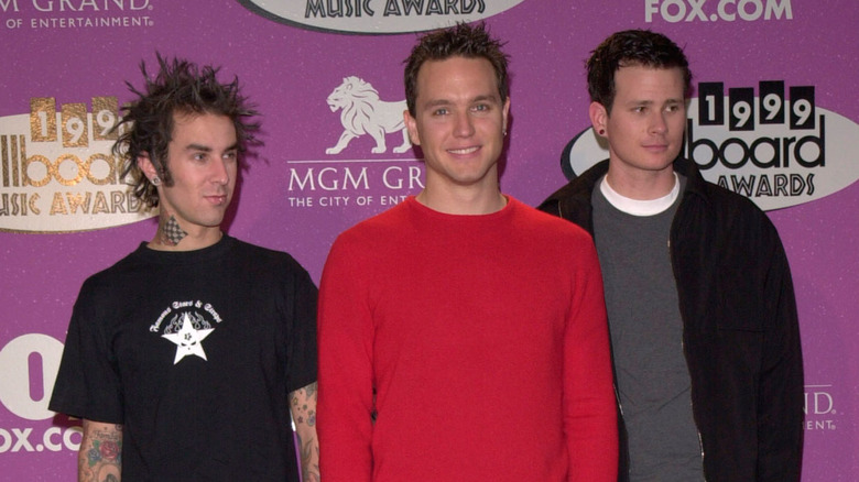 Blink-182 poses for a photo