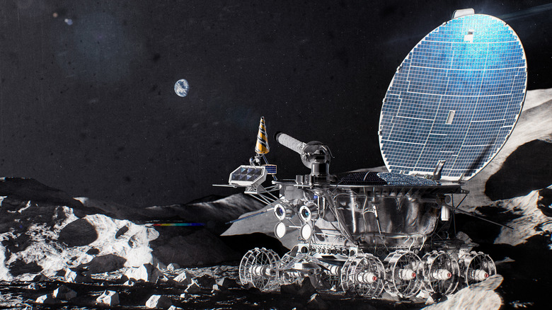 Lunokhod 1 in space