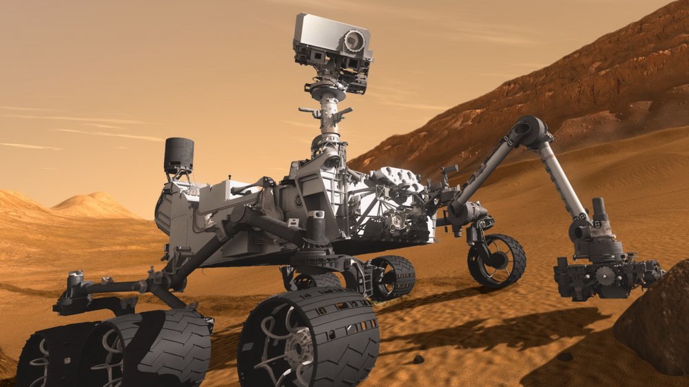 Artist concept of NASA's Mars Science Laboratory Curiosity rover
