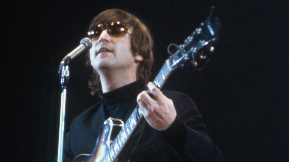 John Lennon performing in 1966