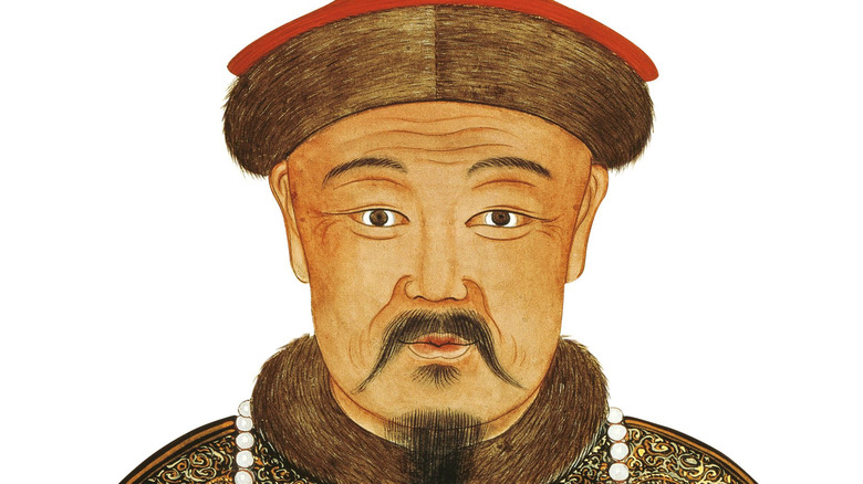 Kublai Khan stares ahead