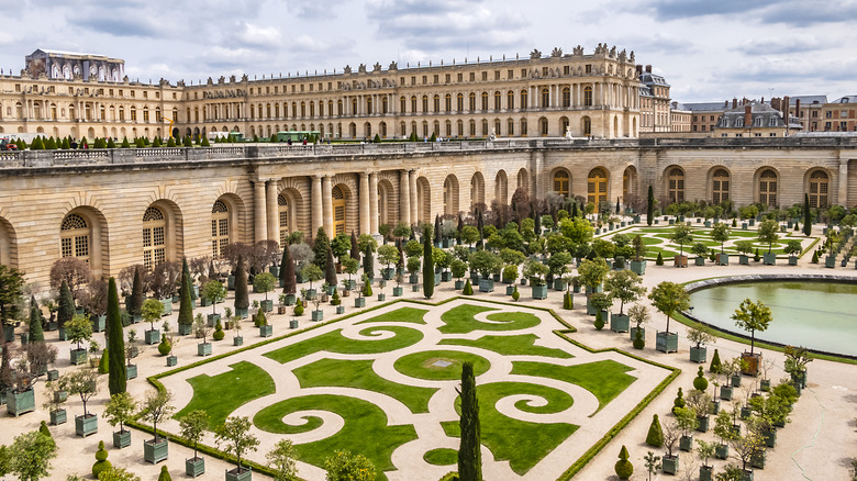 The Chateau de Versailles.