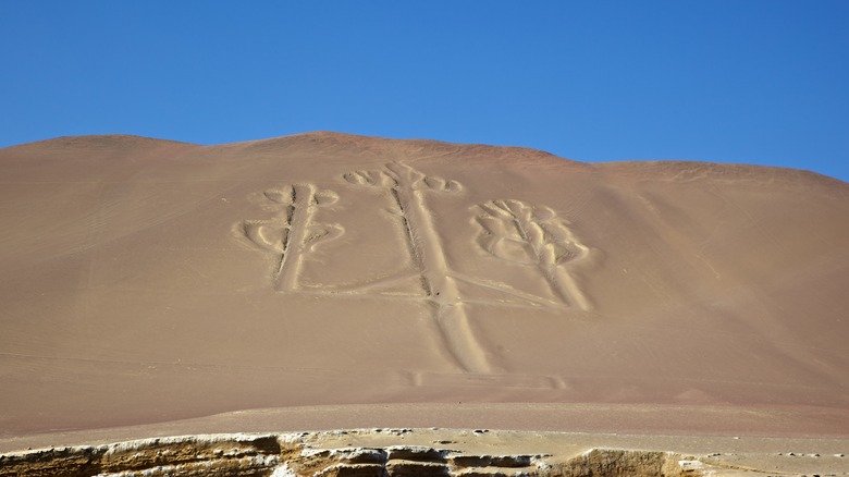 Trident-shaped Nazca geoglyph