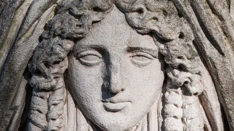 Carving of Greek Goddess Hera