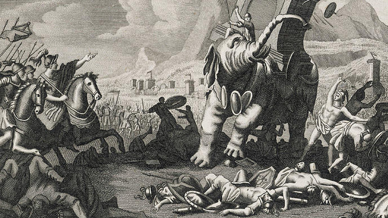 antiochus v besieges judea with elephants