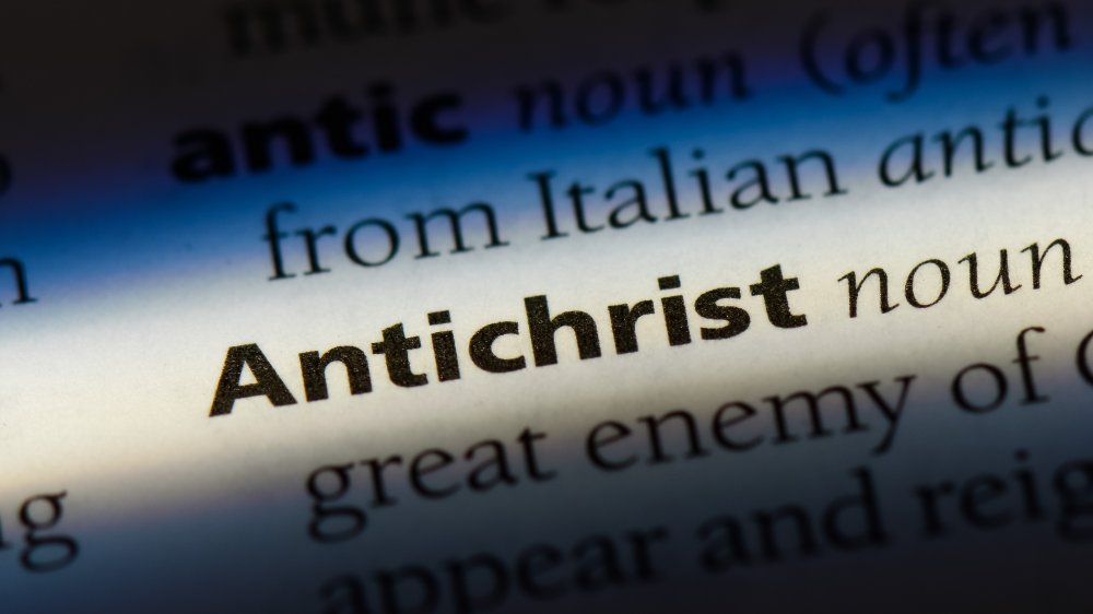 Antichrist defined in a dictionary