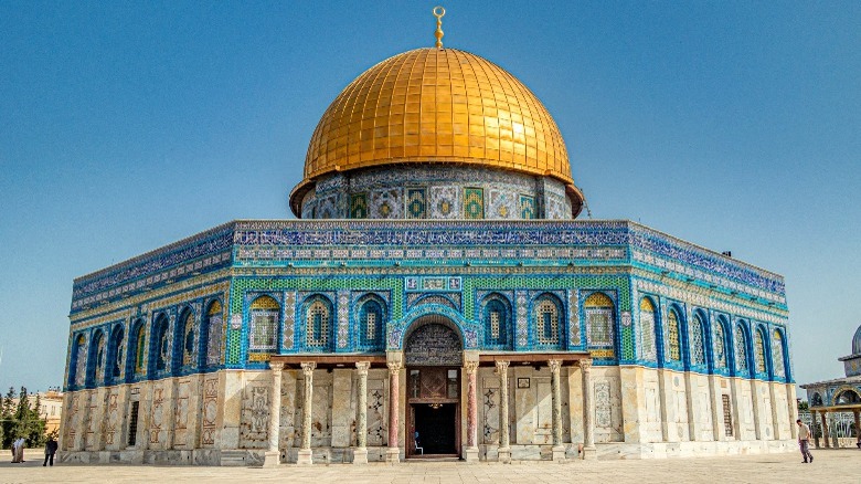 Front view of Al-Aqsa Mosque 